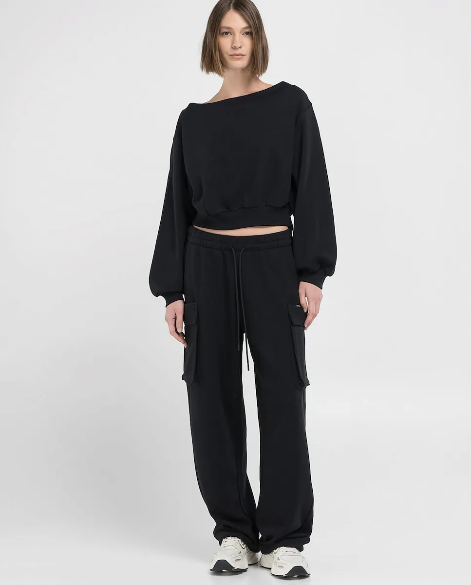 Женские джоггеры с карманами Replay, черный
Женские джоггеры с карманами Replay, черный