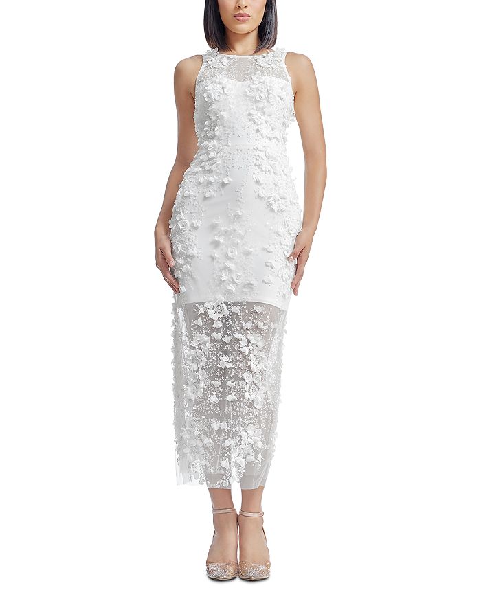 Платье Helena с 3D-цветочным принтом Dress the Population, белый
Платье Helena с 3D-цветочным принтом Dress the Population, белый