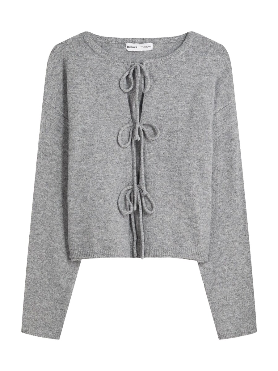 Вязаный кардиган Bershka, Grey
Вязаный кардиган Bershka, Grey