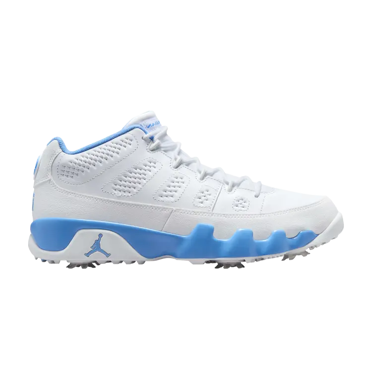 Кроссовки Air Jordan 9 Low Golf, цвет University Blue 
Кроссовки Air Jordan 9 Low Golf, цвет University Blue