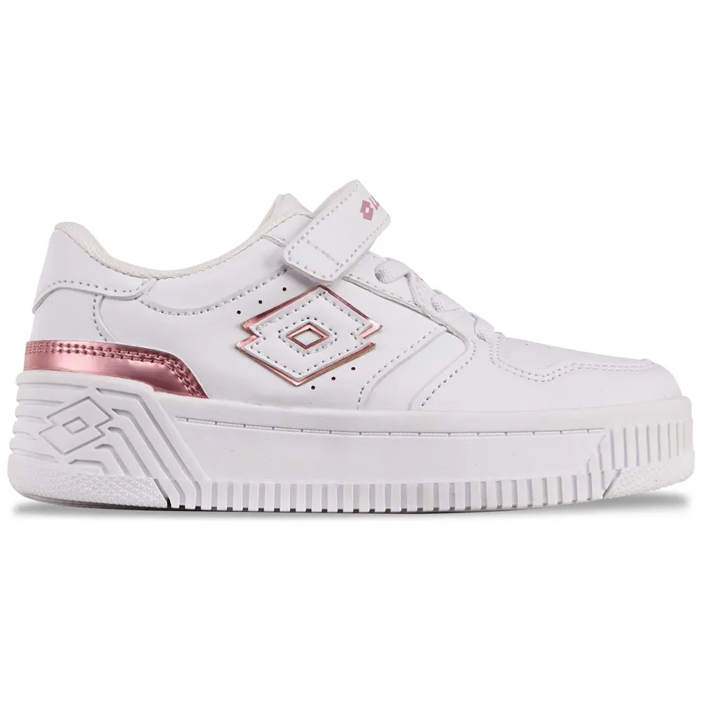 Кроссовки Lotto, - с мерцающими металлическими деталями, цвет White-Rose
Кроссовки Lotto, - с мерцающими металлическими деталями, цвет White-Rose