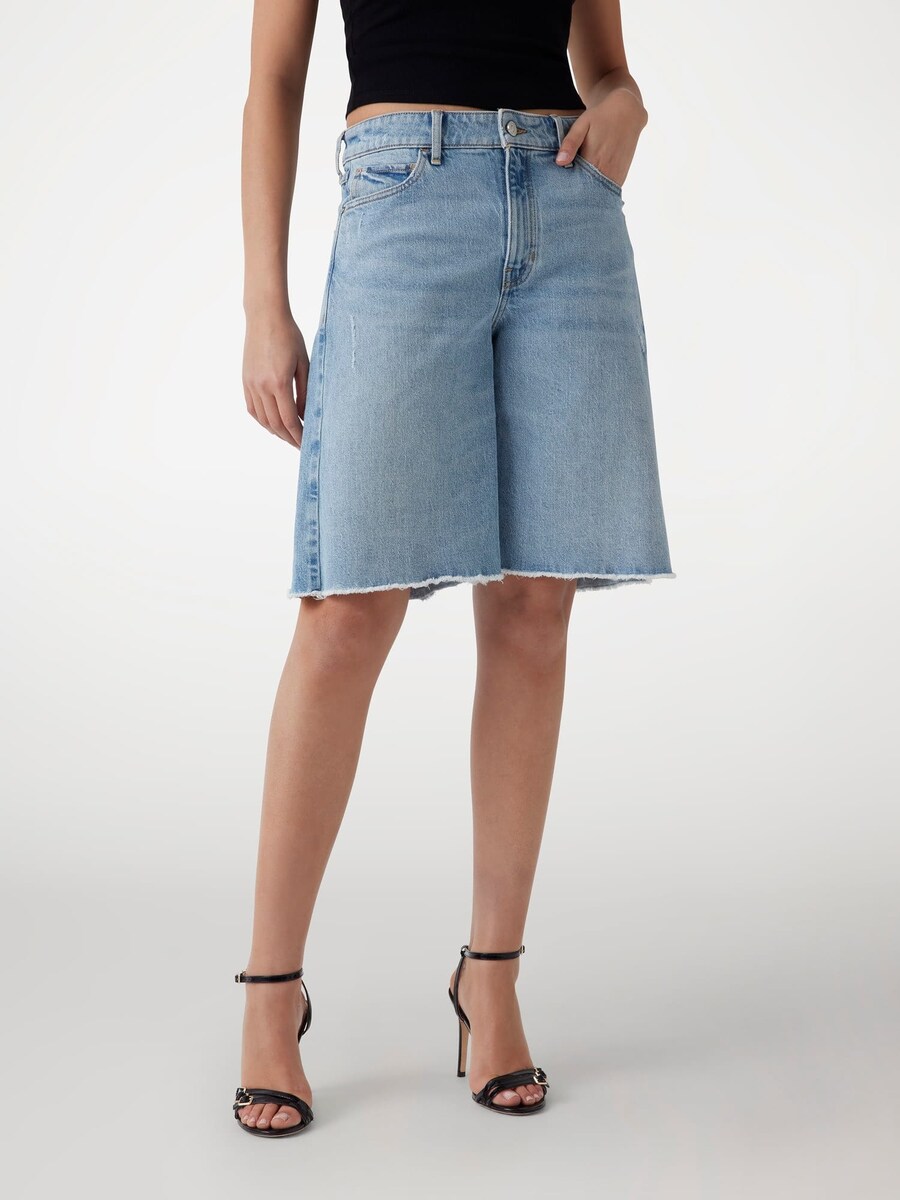 Джинсы с широкими штанинами GUESS, светло-синий
Джинсы с широкими штанинами GUESS, светло-синий