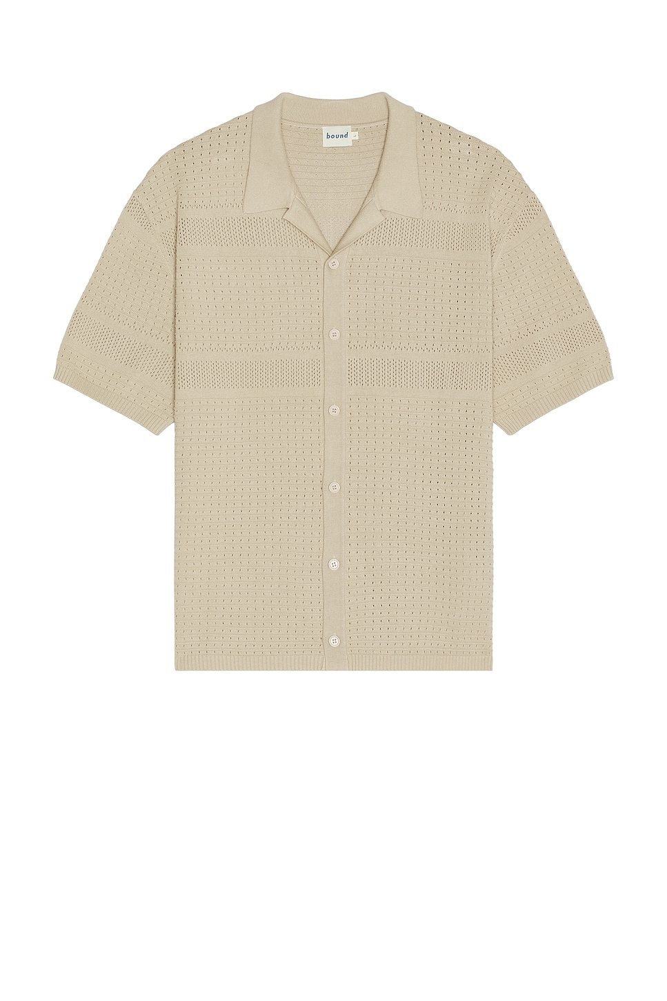 Вязаная крючком рубашка Rupert Bound, sand 
Вязаная крючком рубашка Rupert Bound, sand