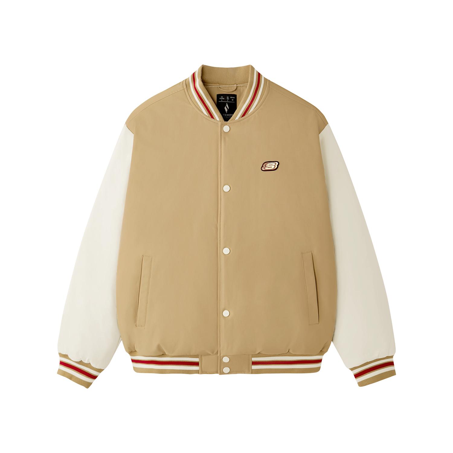Skechers Бейсбольная куртка унисекс бежево-коричневая, Beige Umber/00VC
Skechers Бейсбольная куртка унисекс бежево-коричневая, Beige Umber/00VC