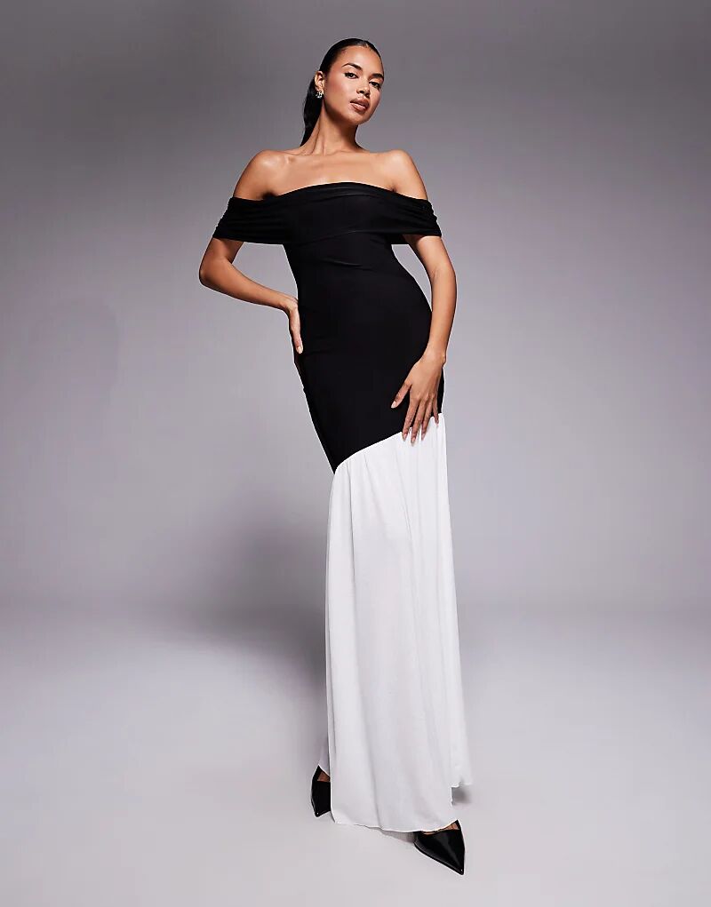 Эксклюзивное двухслойное облегающее платье макси Kaiia с асимметричным контрастным подолом и отложным воротником в монохромном исполнении
Эксклюзивное двухслойное облегающее платье макси Kaiia с асимметричным контрастным подолом и отложным воротником в монохромном исполнении