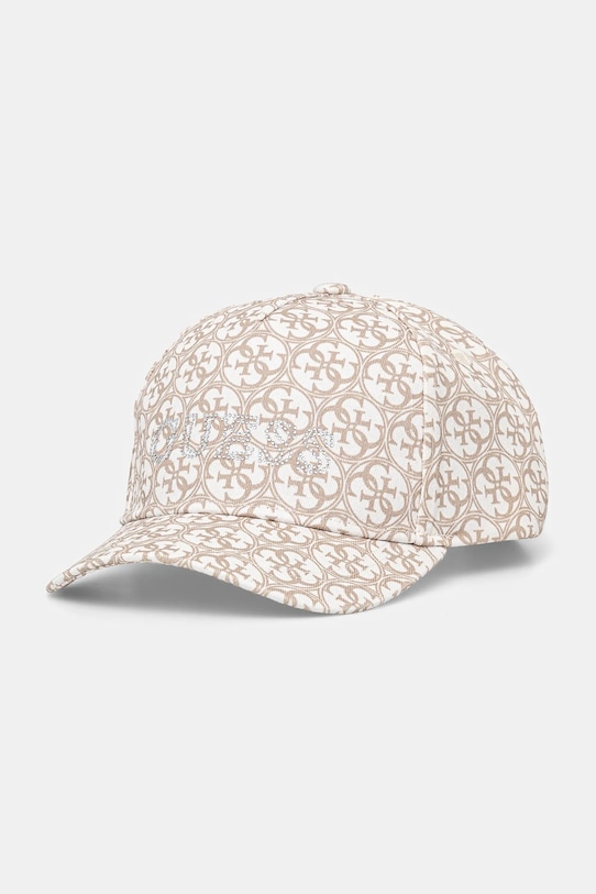 Детская хлопковая кепка с козырьком Guess, бежевый
Детская хлопковая кепка с козырьком Guess, бежевый