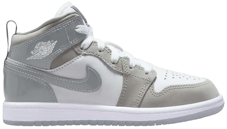 Кроссовки Air Jordan 1 Mid SE PS 'Patent Cool Grey', серый
Кроссовки Air Jordan 1 Mid SE PS 'Patent Cool Grey', серый