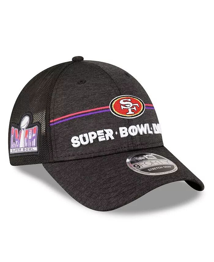 Мужская регулируемая кепка для грузовиков 9FORTY Trucker San Francisco 49ers Super Bowl LVIII 9FORTY черного цвета с принтом Хизер New Era, черный
Мужская регулируемая кепка для грузовиков 9FORTY Trucker San Francisco 49ers Super Bowl LVIII 9FORTY черного цвета с принтом Хизер New Era, черный