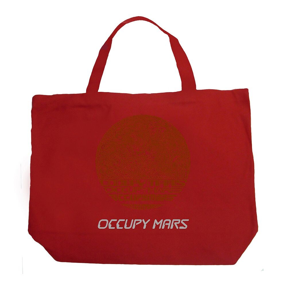 Большая сумка-тоут Word Art — Occupy Mars LA Pop Art, красный
Большая сумка-тоут Word Art — Occupy Mars LA Pop Art, красный