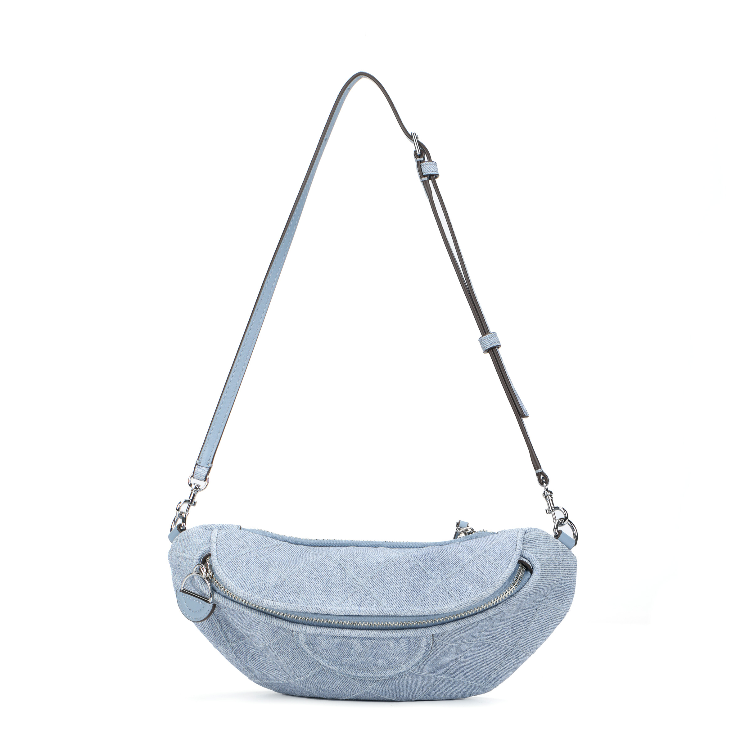 TORY BURCH Женская мини-сумка через плечо из замши светло-голубого цвета
TORY BURCH Женская мини-сумка через плечо из замши светло-голубого цвета