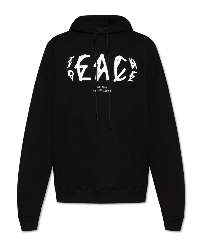 Толстовка с капюшоном и карманом-кенгуру 44 Label Group, черный
Толстовка с капюшоном и карманом-кенгуру 44 Label Group, черный