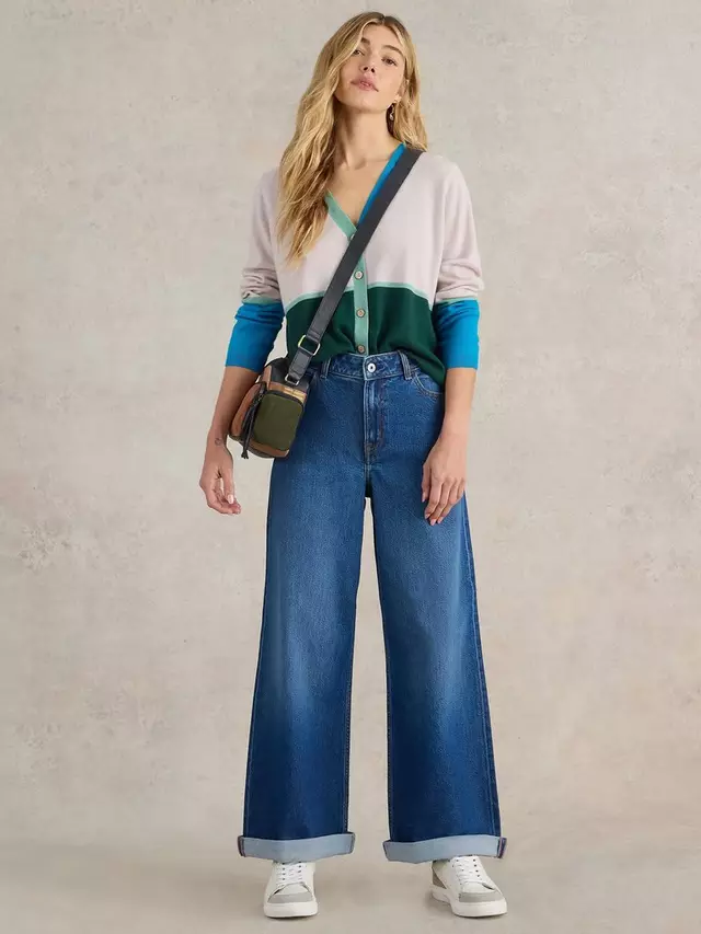 Джинсы White Stuff Ayla Mid Rise Wide Leg, цвет mid/denim 
Джинсы White Stuff Ayla Mid Rise Wide Leg, цвет mid/denim