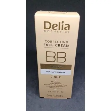 Крем для лица Bb с SPF 30 Light, Delia
Крем для лица Bb с SPF 30 Light, Delia