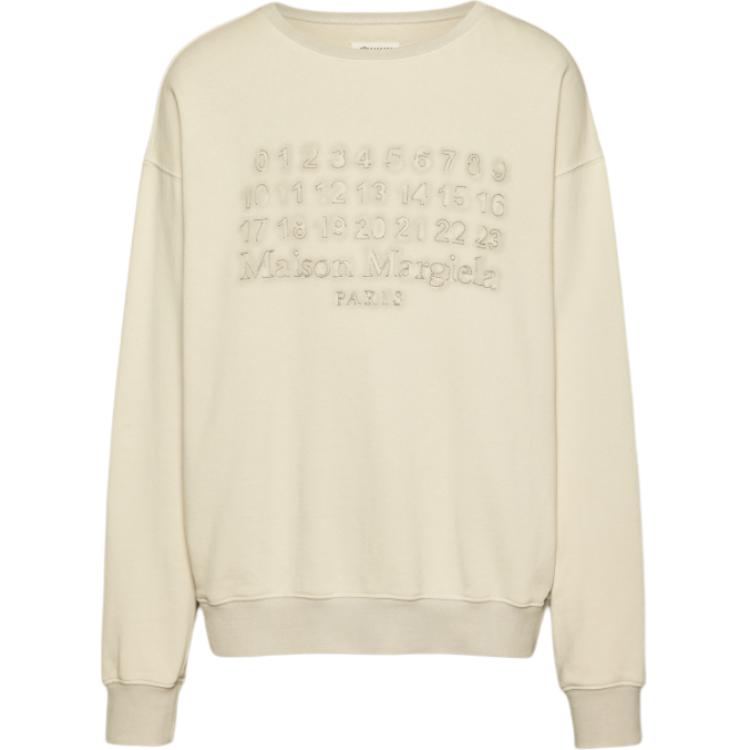 Худи с принтом numbers Maison Margiela, бежевый
Худи с принтом numbers Maison Margiela, бежевый