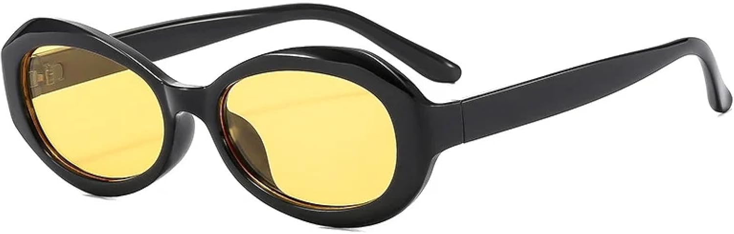 Солнцезащитные очки с защитой от УФ-излучения UV400 | Панк-очки овальной формы для путешествий | Для женщин и мужчин, для занятий спортом на открытом воздухе и вождения DSVIGF, Black-yellow
Солнцезащитные очки с защитой от УФ-излучения UV400 | Панк-очки овальной формы для путешествий | Для женщин и мужчин, для занятий спортом на открытом воздухе и вождения DSVIGF, Black-yellow