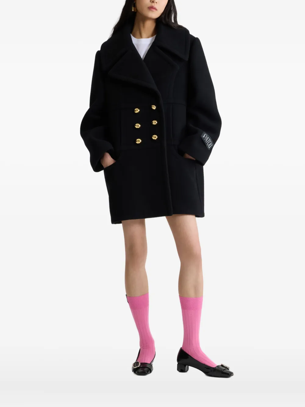Двубортное пальто PATOU, черный
Двубортное пальто PATOU, черный