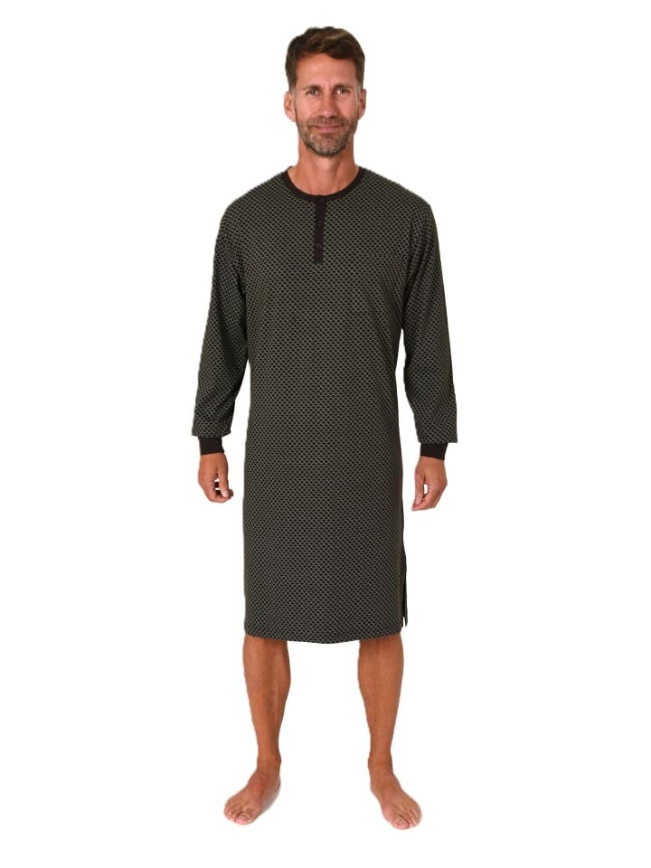 Ночная рубашка NORMANN langarm Bündchen, коричневый
Ночная рубашка NORMANN langarm Bündchen, коричневый