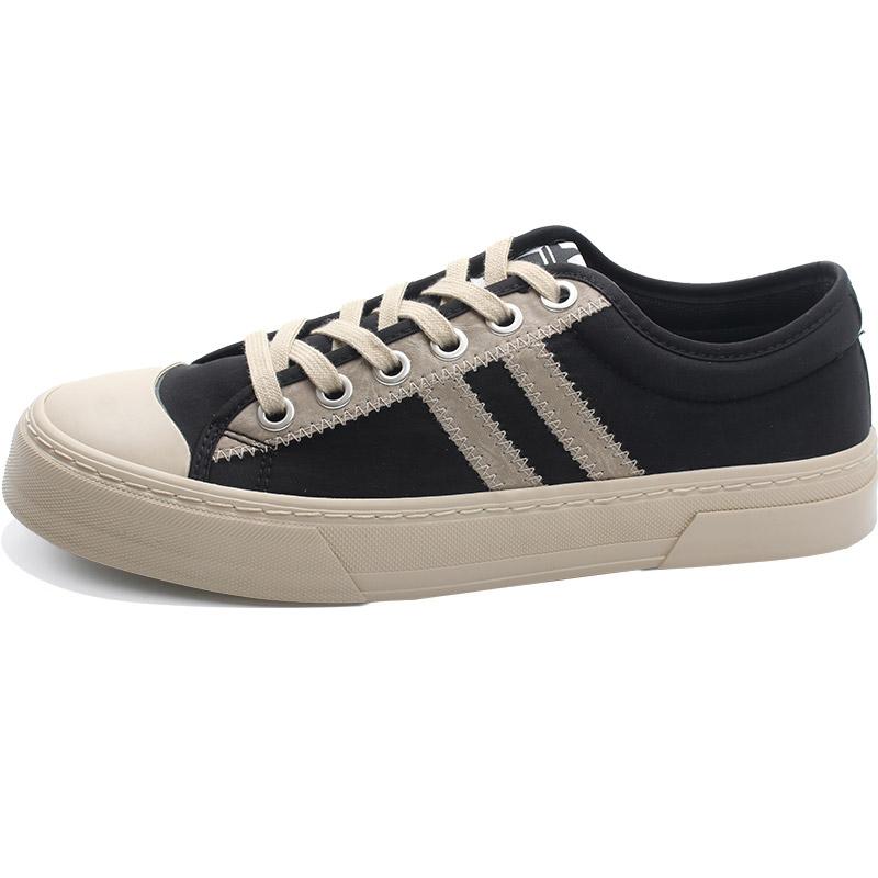 SENJIALUO Антискользящие износостойкие низкие скейтерские кроссовки мужские - черный бежевый, цвет Black Beige
SENJIALUO Антискользящие износостойкие низкие скейтерские кроссовки мужские - черный бежевый, цвет Black Beige