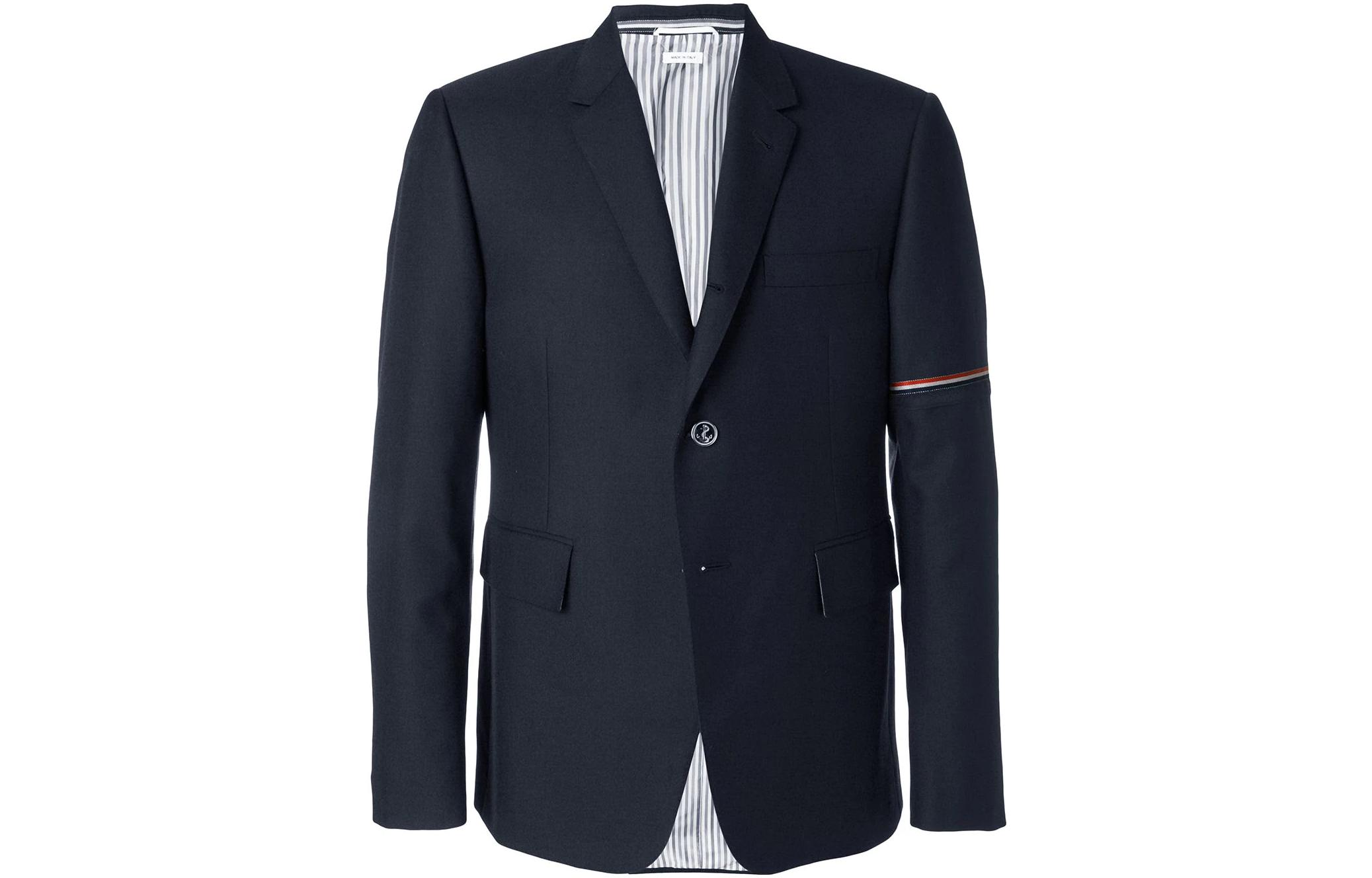 THOM BROWNE Мужской черный деловой костюм
THOM BROWNE Мужской черный деловой костюм