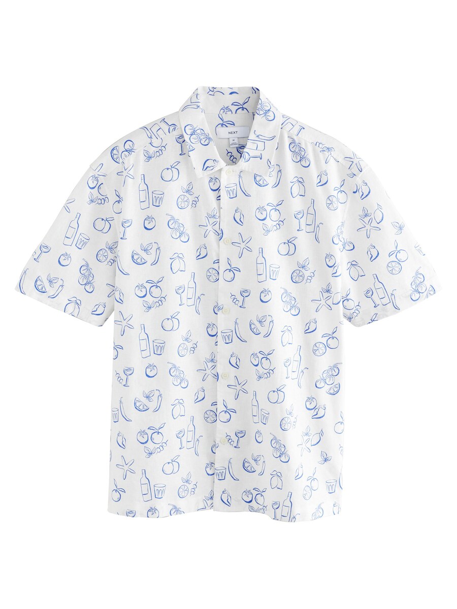 Рубашка на пуговицах классического кроя Next, белый
Рубашка на пуговицах классического кроя Next, белый