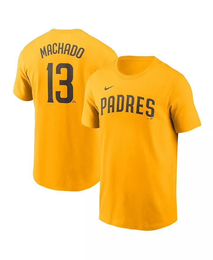 Мужская футболка Manny Machado Gold San Diego Padres с именем и номером Fuse Nike
Мужская футболка Manny Machado Gold San Diego Padres с именем и номером Fuse Nike