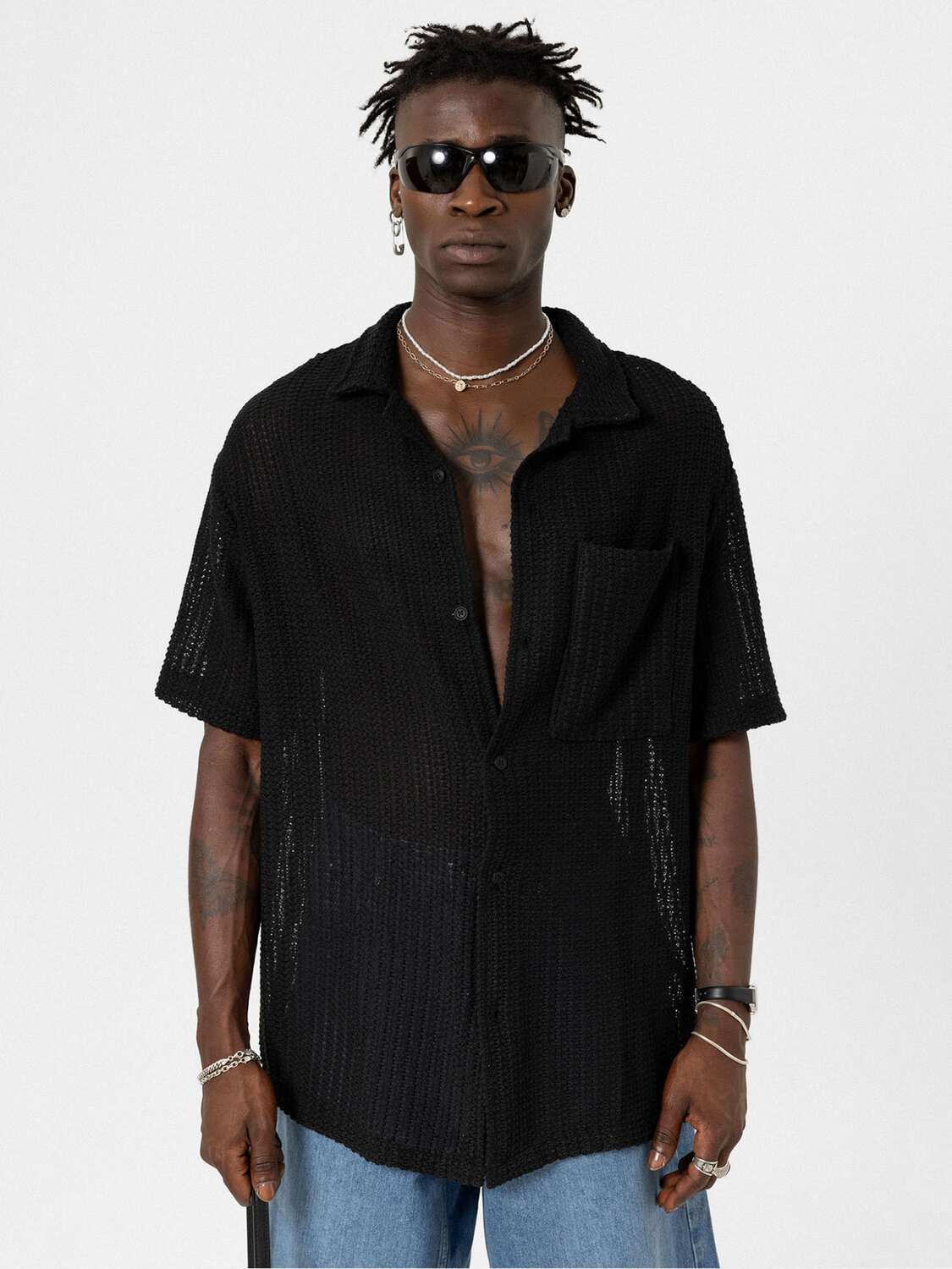 VAMOS CLO Рубашка на пуговицах Comfort Fit в черном цвете
VAMOS CLO Рубашка на пуговицах Comfort Fit в черном цвете