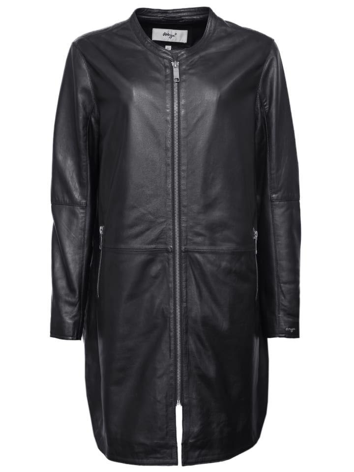 Кожаное пальто 42023104 черного цвета Maze
Кожаное пальто 42023104 черного цвета Maze