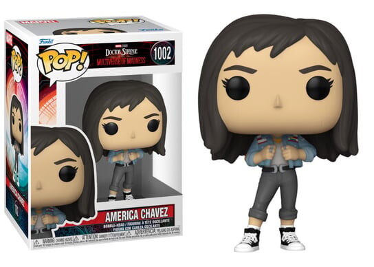 Funko POP! Марвел, коллекционная фигурка, Доктор. Стрэндж, Америка Чавес, 1002 год.
Funko POP! Марвел, коллекционная фигурка, Доктор. Стрэндж, Америка Чавес, 1002 год.