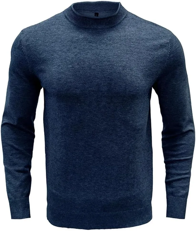 Мужской свитер Dninmim с круглым вырезом, длинным рукавом, однотонный, зимний
Мужской свитер Dninmim с круглым вырезом, длинным рукавом, однотонный, зимний