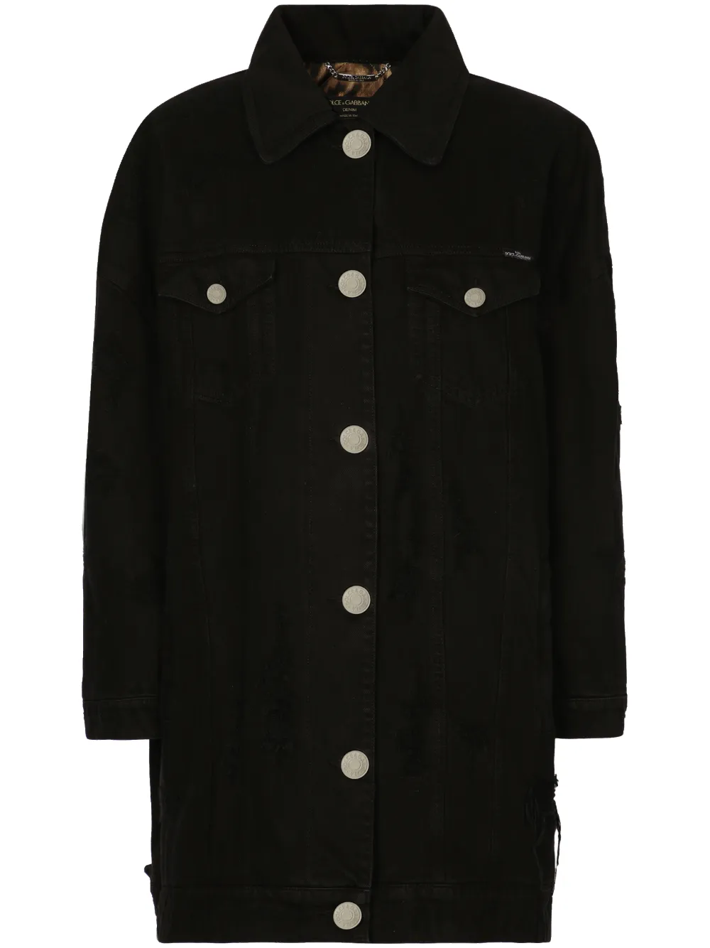Длинная джинсовая куртка DOLCE & GABBANA, черный
Длинная джинсовая куртка DOLCE & GABBANA, черный