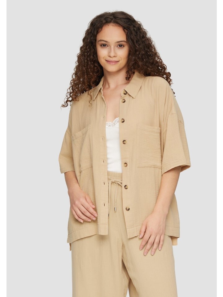 Блуза QS kurzarm, бежевый
Блуза QS kurzarm, бежевый