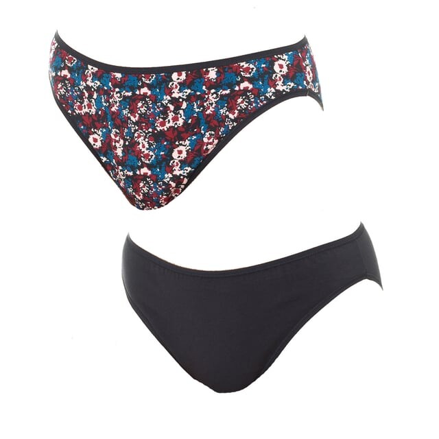 Набор из 2 женских трусиков из эластичного хлопка идеального комфорта p0a8s Playtex, черный
Набор из 2 женских трусиков из эластичного хлопка идеального комфорта p0a8s Playtex, черный