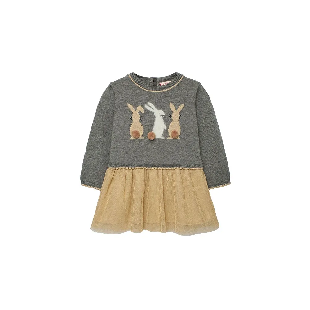 Платье Boboli Knitwear Combined, серый
Платье Boboli Knitwear Combined, серый