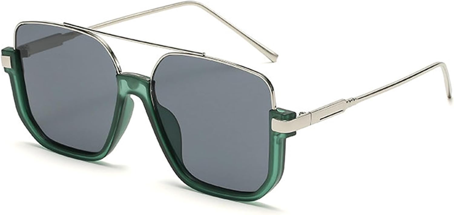 Женские солнцезащитные очки Helena Fashion Square с двойной перемычкой, винтажные, большие, в стиле панк, мужские очки для активного отдыха, солнцезащитные очки UV400, C6
Женские солнцезащитные очки Helena Fashion Square с двойной перемычкой, винтажные, большие, в стиле панк, мужские очки для активного отдыха, солнцезащитные очки UV400, C6