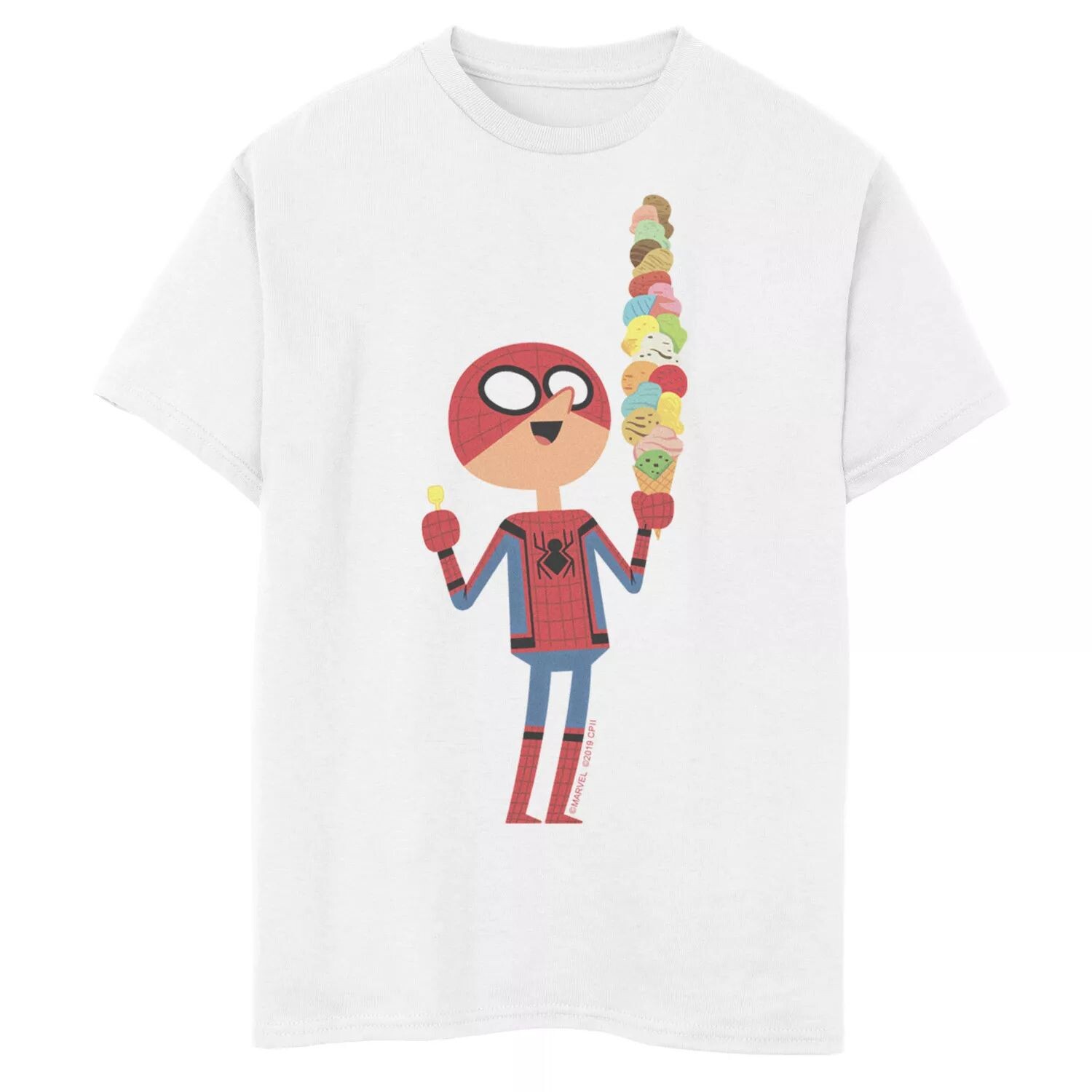 Футболка с изображением «Человека-паука Marvel» вдали от дома для мальчиков 8–20 лет с изображением конуса мороженого Happy Marvel
Футболка с изображением «Человека-паука Marvel» вдали от дома для мальчиков 8–20 лет с изображением конуса мороженого Happy Marvel