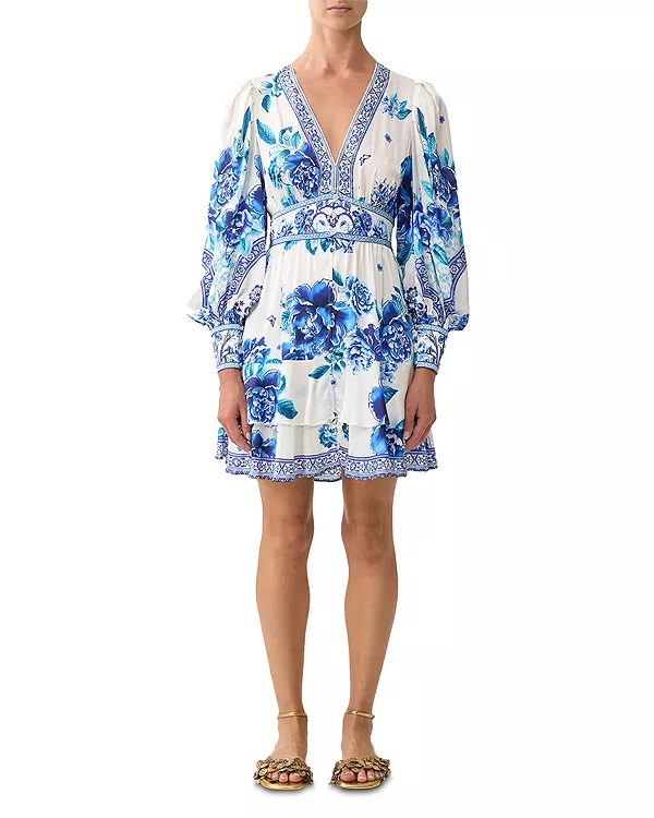 Шелковое платье с оборками Camilla, мультиколор
Шелковое платье с оборками Camilla, мультиколор