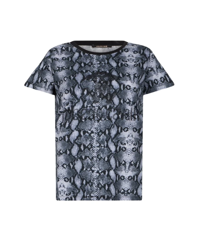 Футболка со змеиным принтом Roberto Cavalli, черный
Футболка со змеиным принтом Roberto Cavalli, черный