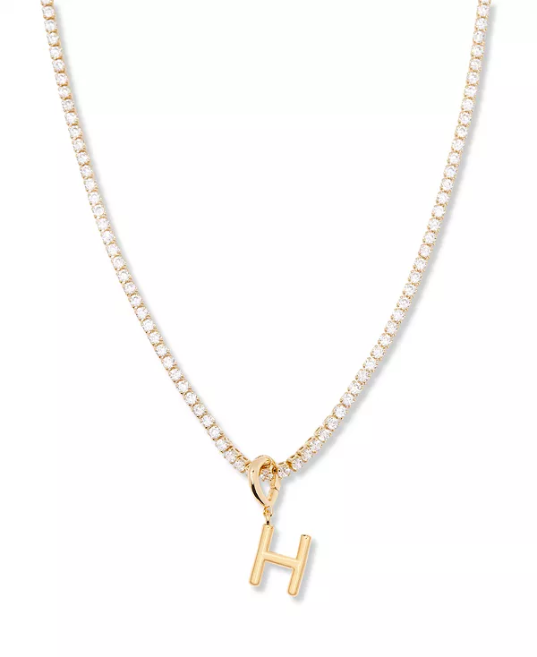 Позолоченное мини-колье-теннисная цепочка с инициалами Изабеллы Brook & York, gold-h
Позолоченное мини-колье-теннисная цепочка с инициалами Изабеллы Brook & York, gold-h