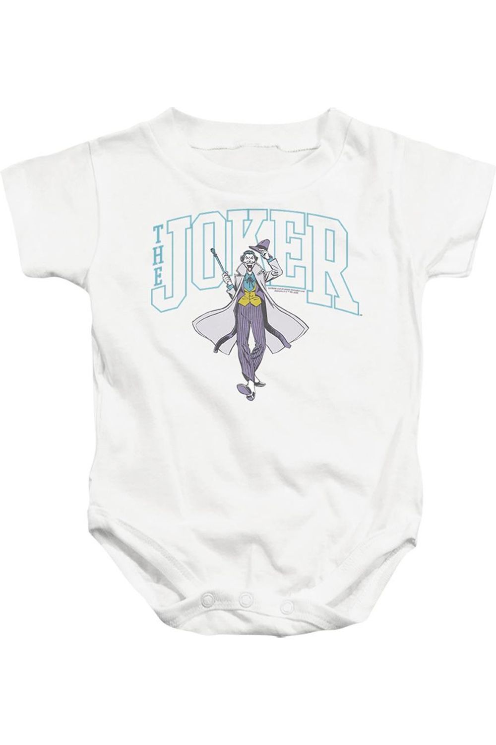 Gildan Детский комбинезон Batman Joker Varsity On White Snapsuit
Gildan Детский комбинезон Batman Joker Varsity On White Snapsuit