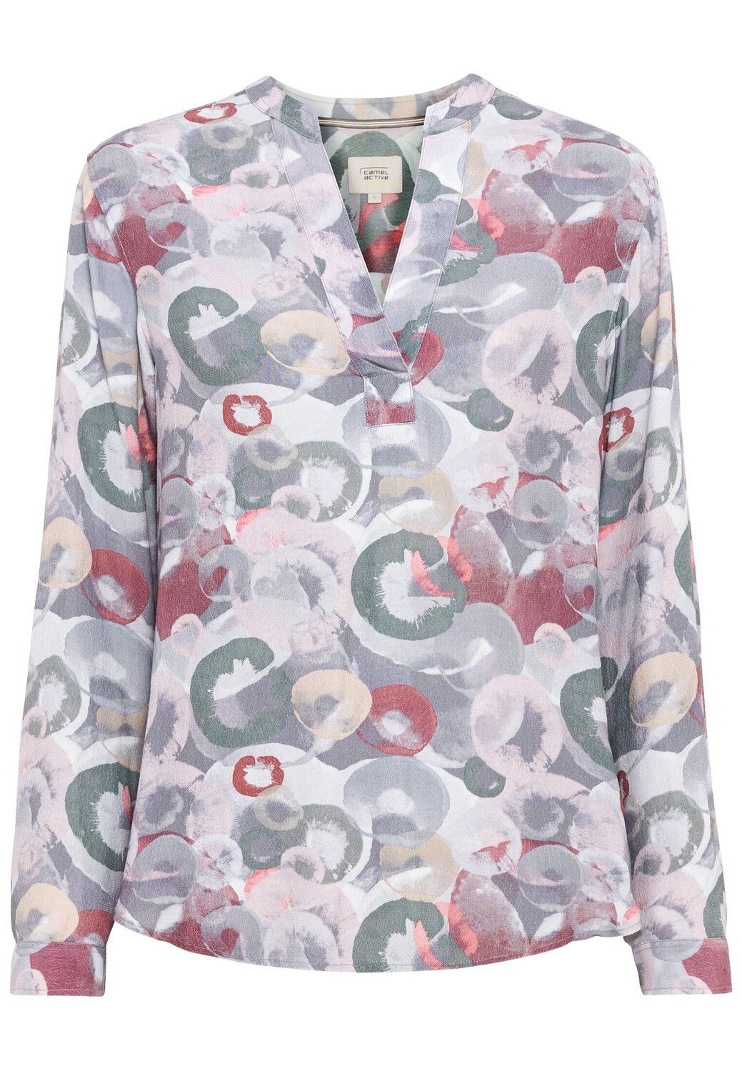 Блуза Camel Active Schlupf mit Stehkragen, разноцветный 
Блуза Camel Active Schlupf mit Stehkragen, разноцветный
