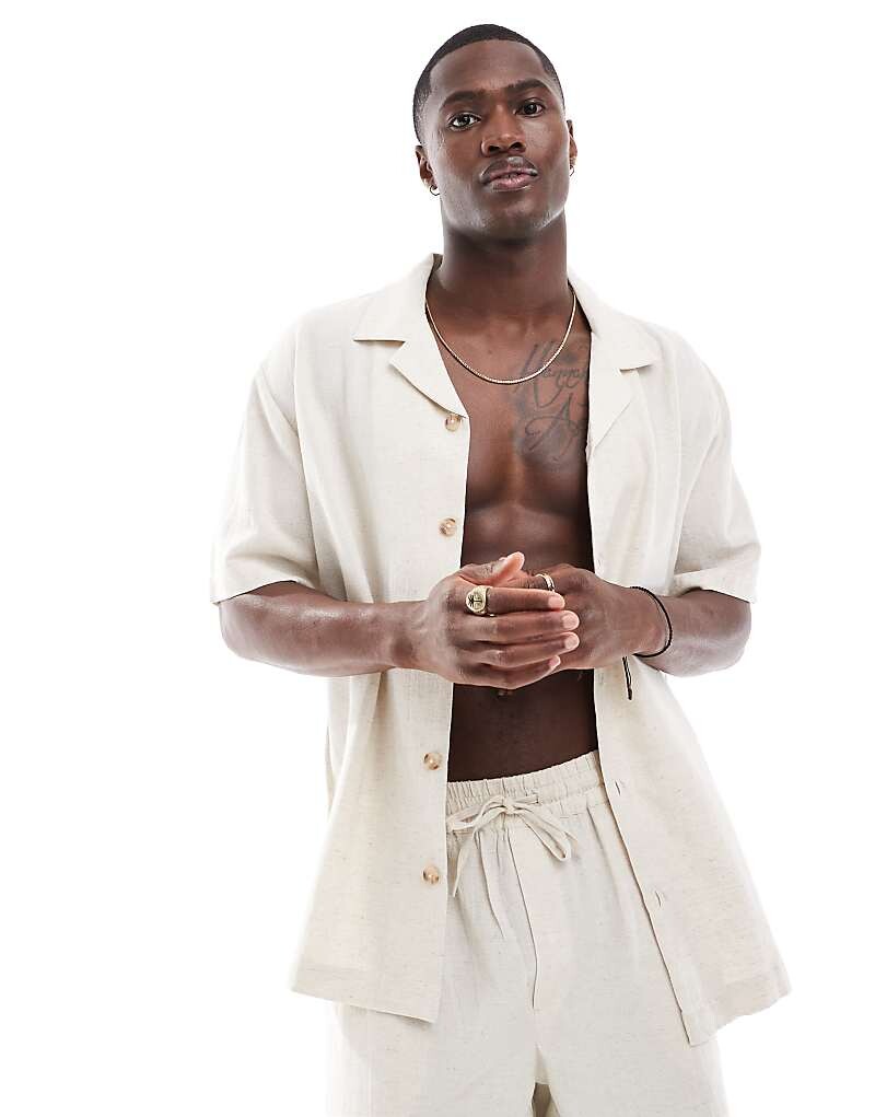 Натуральная пляжная рубашка Goldsboro revere
Натуральная пляжная рубашка Goldsboro revere