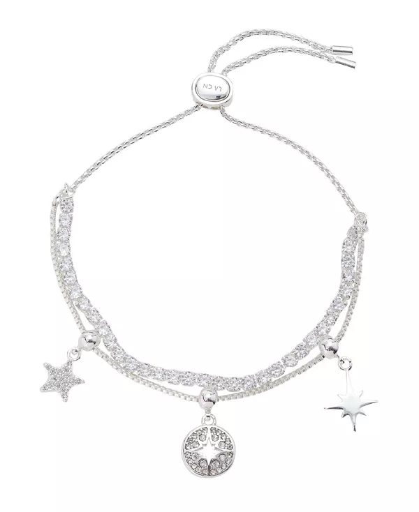 Браслет-Боло с кубическим цирконием и небесным кристаллом Unwritten, silver
Браслет-Боло с кубическим цирконием и небесным кристаллом Unwritten, silver