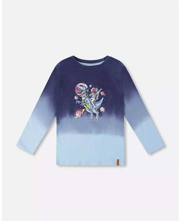 Футболка с длинным рукавом Big Boys Cotton Gradient синяя Deux Par Deux
Футболка с длинным рукавом Big Boys Cotton Gradient синяя Deux Par Deux