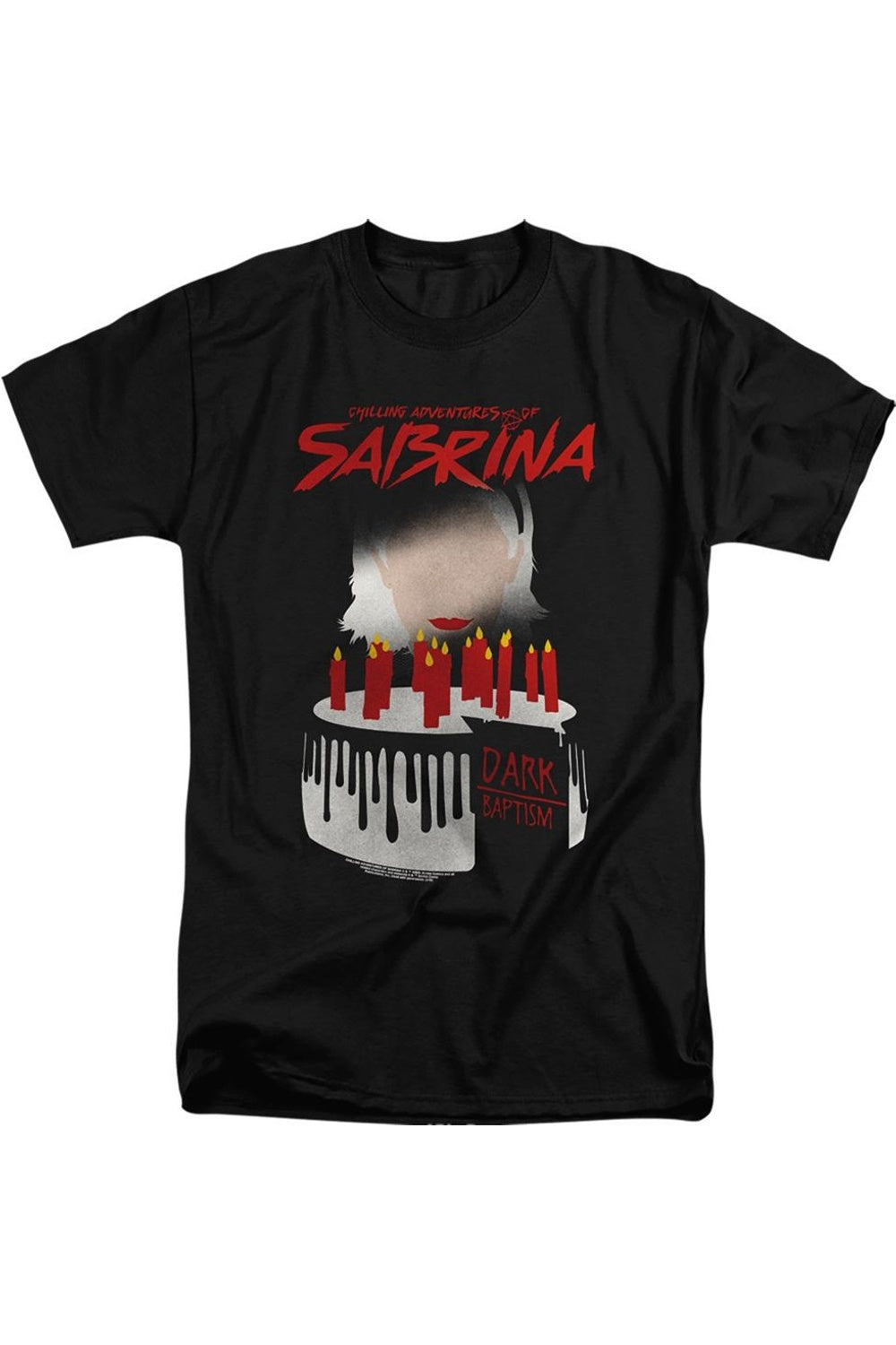 Леденящие душу приключения Сабрины Темный крещение короткий рукав взрослая высокая футболка / футболка Gildan, черный
Леденящие душу приключения Сабрины Темный крещение короткий рукав взрослая высокая футболка / футболка Gildan, черный