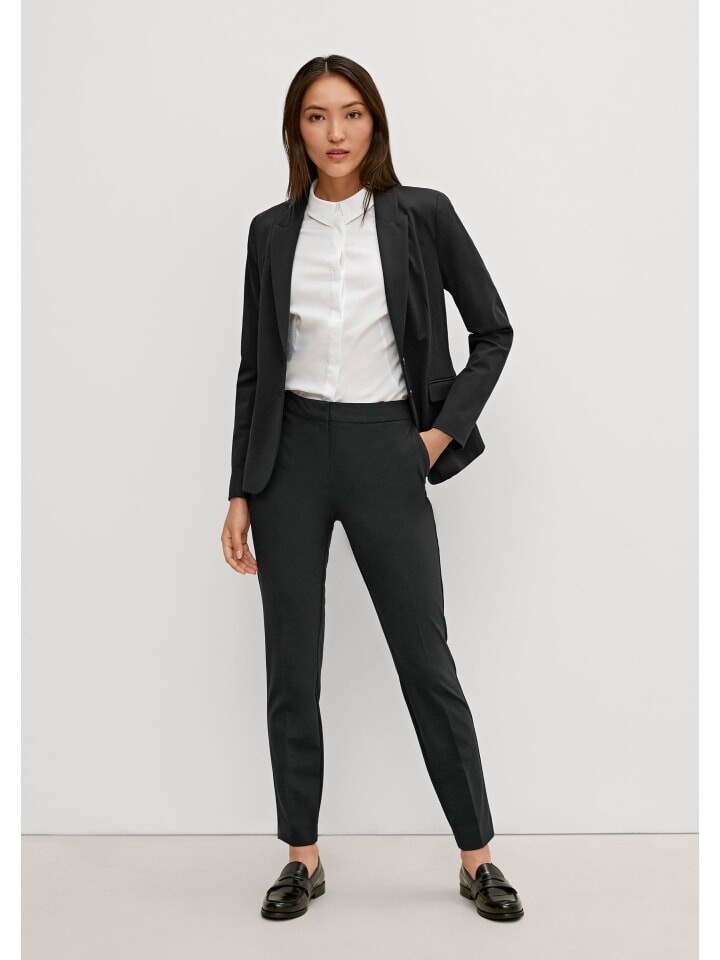 Тканевые брюки comma 7/8, черный
Тканевые брюки comma 7/8, черный