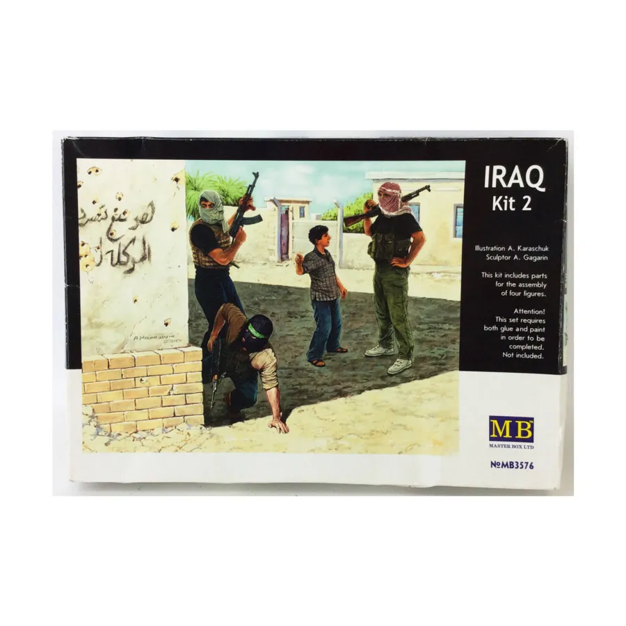 Набор «События в Ираке» № 2 — Восстание, Modern Era Models (1:35) (Master Box)
Набор «События в Ираке» № 2 — Восстание, Modern Era Models (1:35) (Master Box)