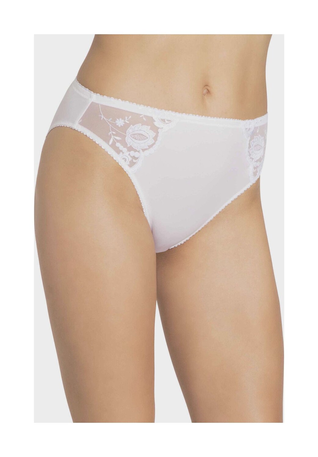 Трусики миди Прованс, цветочный узор, вышивка, женские Conturelle Felina, белый
Трусики миди Прованс, цветочный узор, вышивка, женские Conturelle Felina, белый