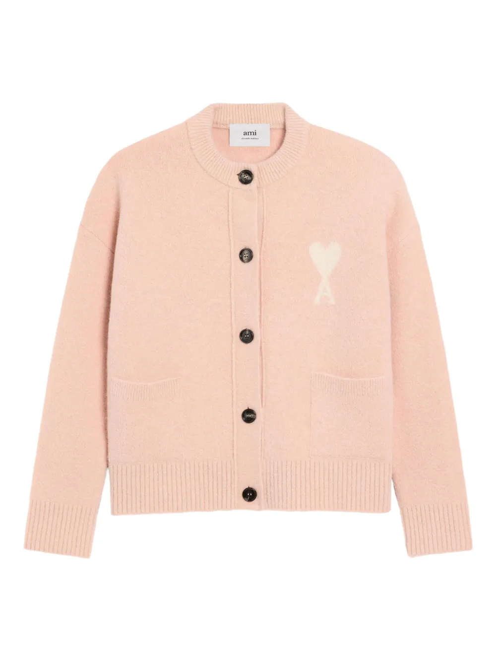 Кардиган с монограммой Ami de Coeur AMI Paris, розовый
Кардиган с монограммой Ami de Coeur AMI Paris, розовый