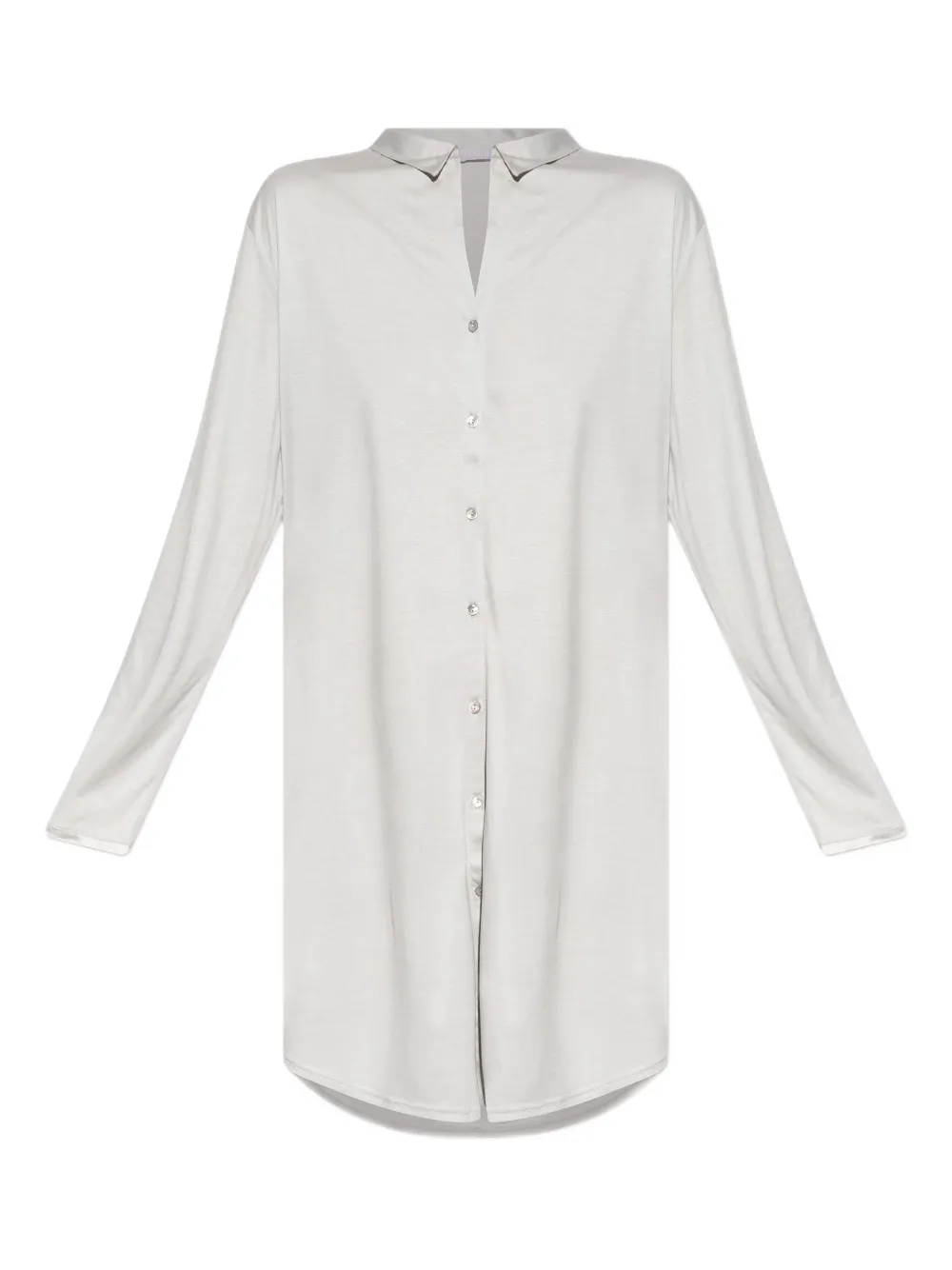 Длинная ночная рубашка с застёжкой на пуговицы и длинными рукавами Hanro, серебристый
Длинная ночная рубашка с застёжкой на пуговицы и длинными рукавами Hanro, серебристый