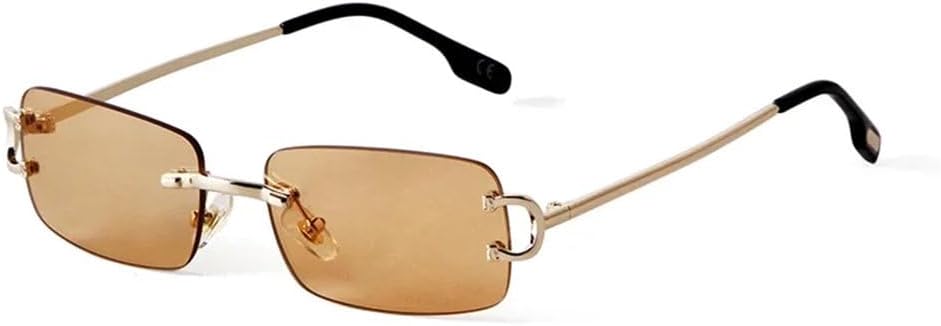 Солнцезащитные очки в стиле ретро 2027 года, прямоугольные, без оправы, для женщин и мужчин, с золотой металлической оправой, защита от УФ-излучения UV400 MTZJH, C4 Gold Yellow
Солнцезащитные очки в стиле ретро 2027 года, прямоугольные, без оправы, для женщин и мужчин, с золотой металлической оправой, защита от УФ-излучения UV400 MTZJH, C4 Gold Yellow